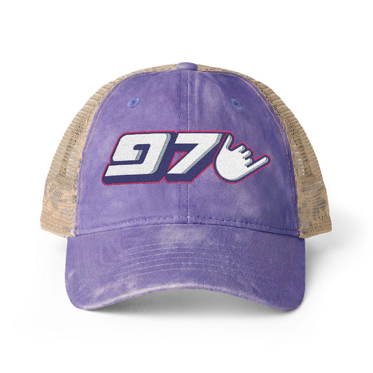 Badgley #97 Gridline Ponytail Trucker