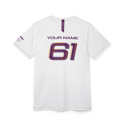 Always On Track Performance Tee – Unisex, Custom Name & Number