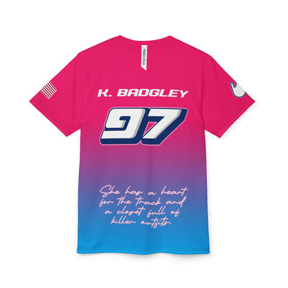 Badgley #97 Gradient Rush Performance Tee