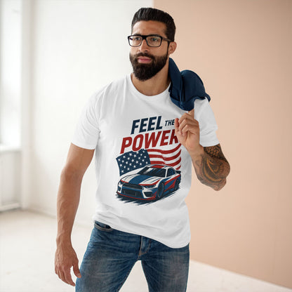 Feel the Power - Customizable Patriotic Racing Tee
