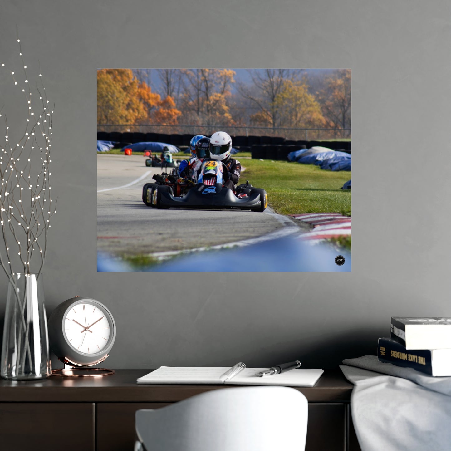 Red, White & Roar – Matte Finish Poster