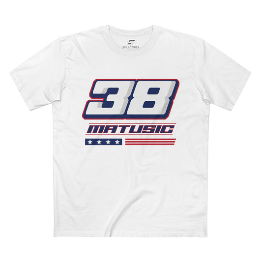 Matusic #38 Stars & Stripes Tee - Men's Fit