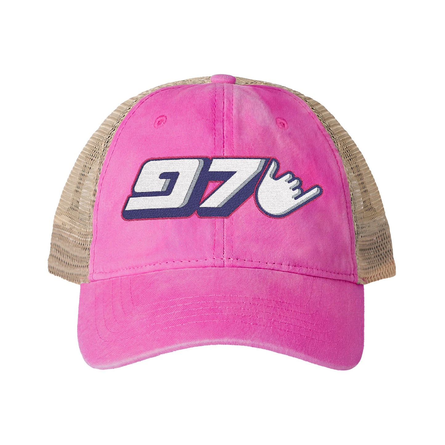Badgley #97 Gridline Ponytail Trucker