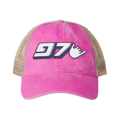 Badgley #97 Gridline Ponytail Trucker