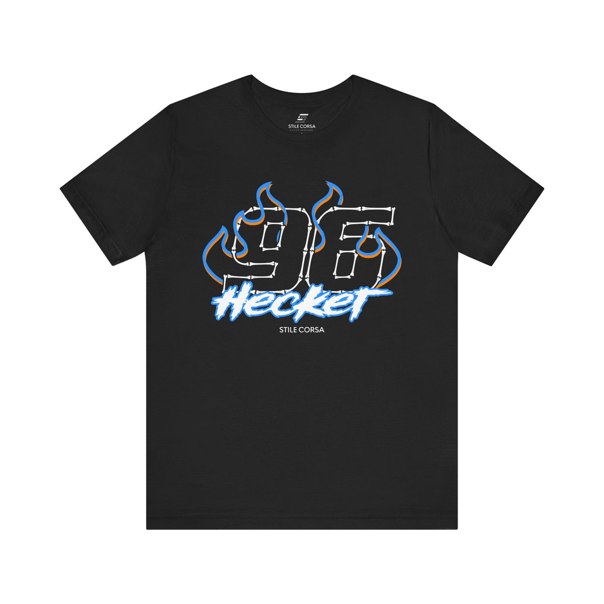 Hecker #96 — Haunted Grid Signature Tee