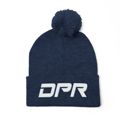 DPR Deep Blue Pom Beanie