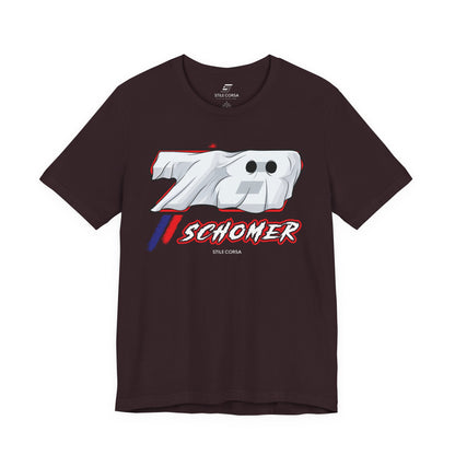 Schomer #78 — Haunted Grid Signature Tee