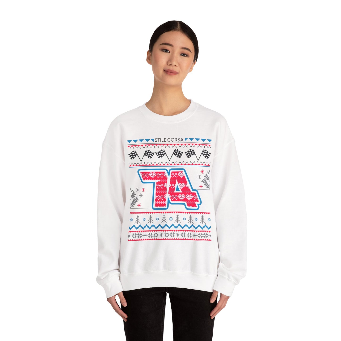 King #74 Snowy Holiday Crewneck