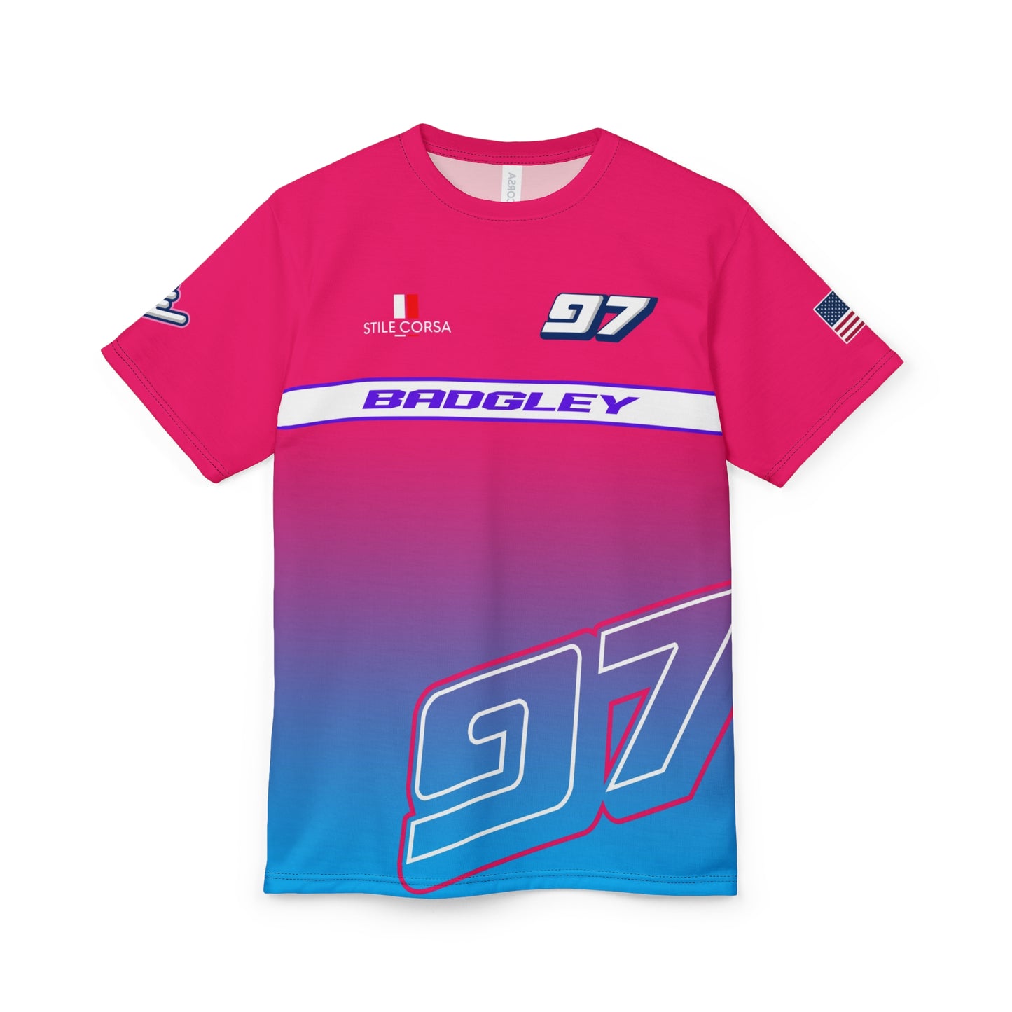 Badgley #97 Gradient Rush Performance Tee