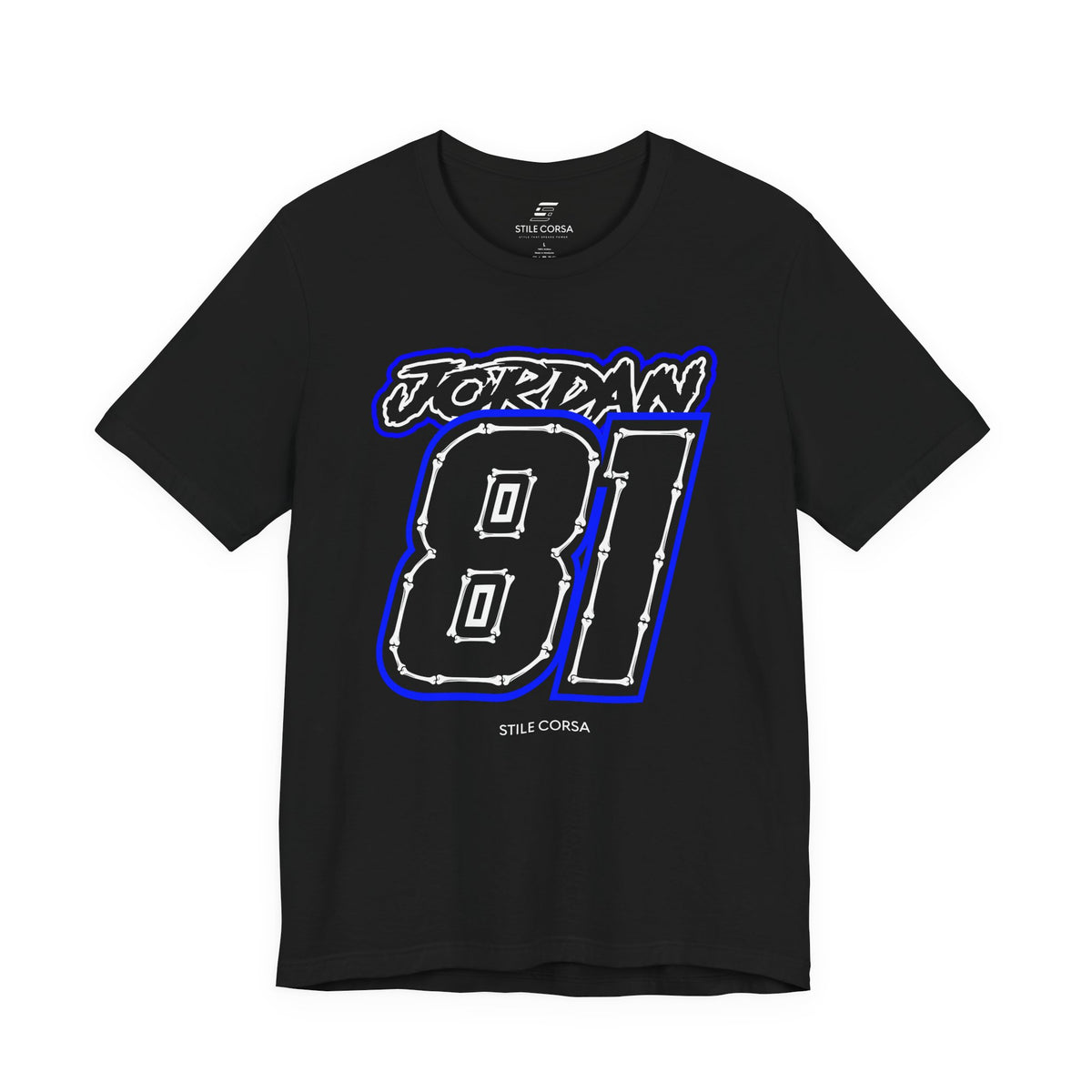 Jordan #81 — Haunted Grid Signature Tee