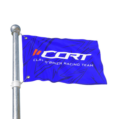 CORT Purple Gridwave Flag