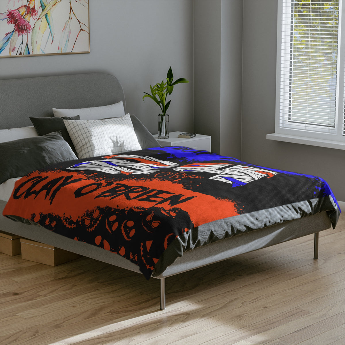 Clay O'Brien #24 - Trackside Haunt Blanket