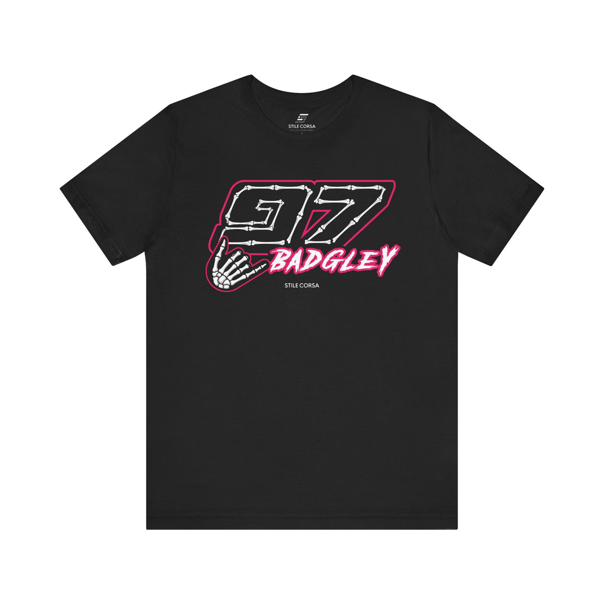 K. Badgley #97 — Haunted Grid Signature Tee