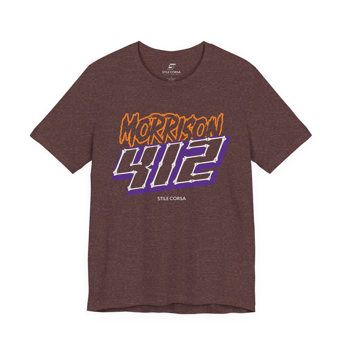 Morrison #412 — Haunted Grid Signature Tee