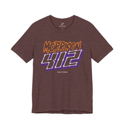 Morrison #412 — Haunted Grid Signature Tee