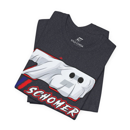 Schomer #78 — Haunted Grid Signature Tee