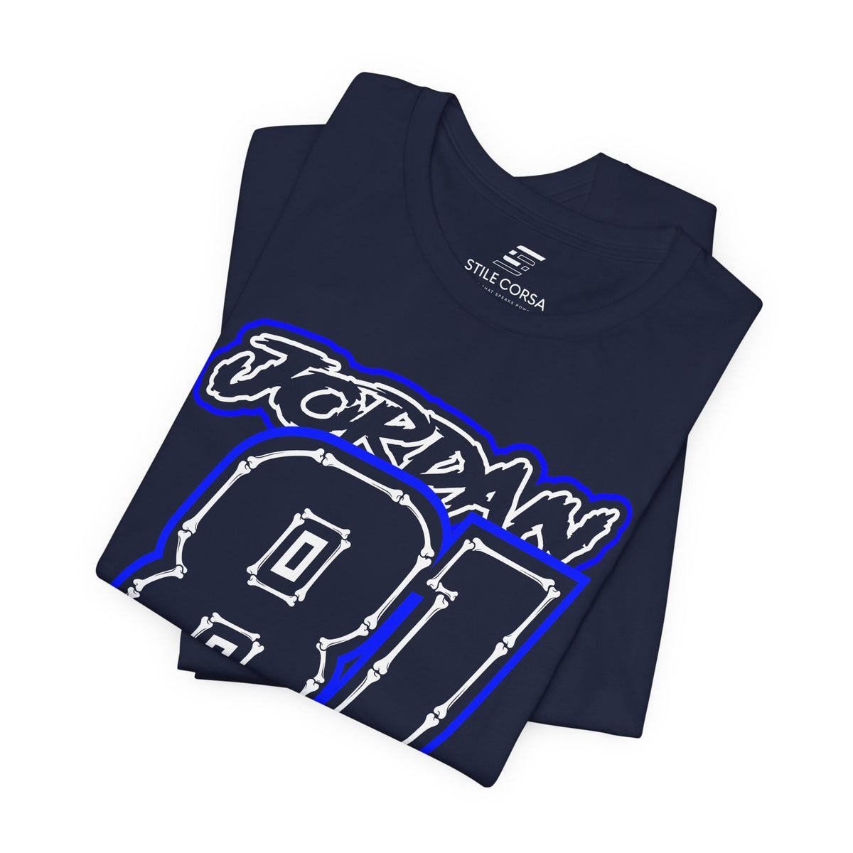 Jordan #81 — Haunted Grid Signature Tee