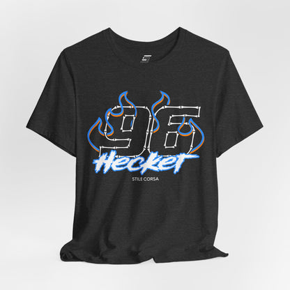Hecker #96 — Haunted Grid Signature Tee