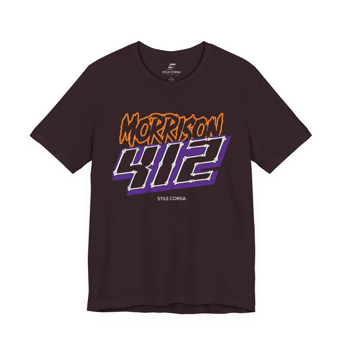 Morrison #412 — Haunted Grid Signature Tee
