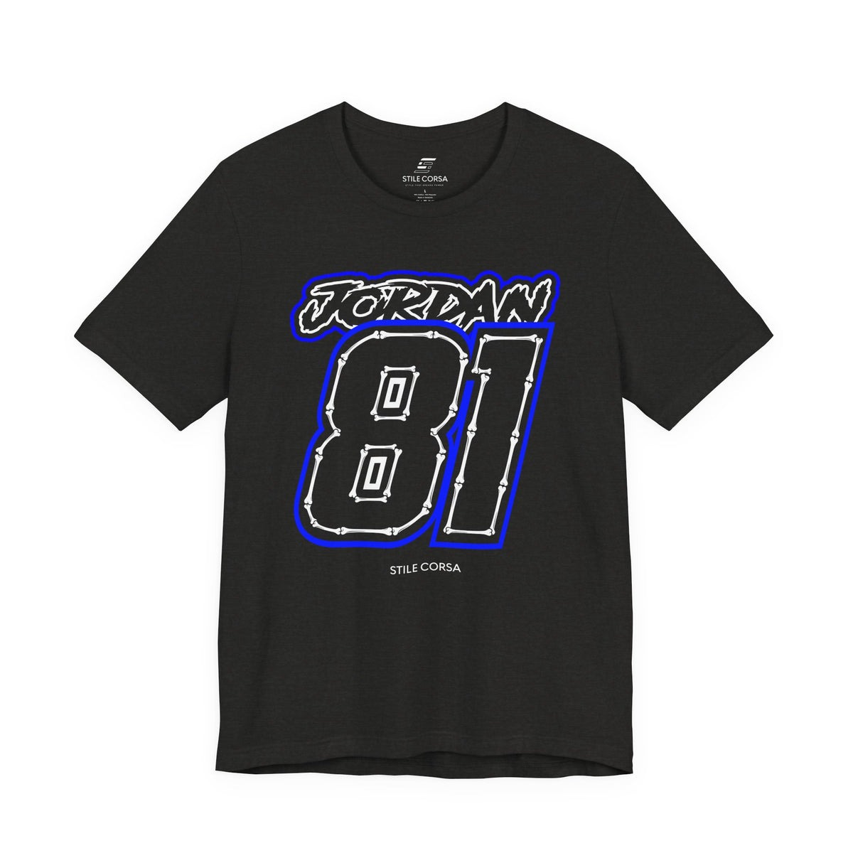 Jordan #81 — Haunted Grid Signature Tee