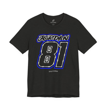 Jordan #81 — Haunted Grid Signature Tee