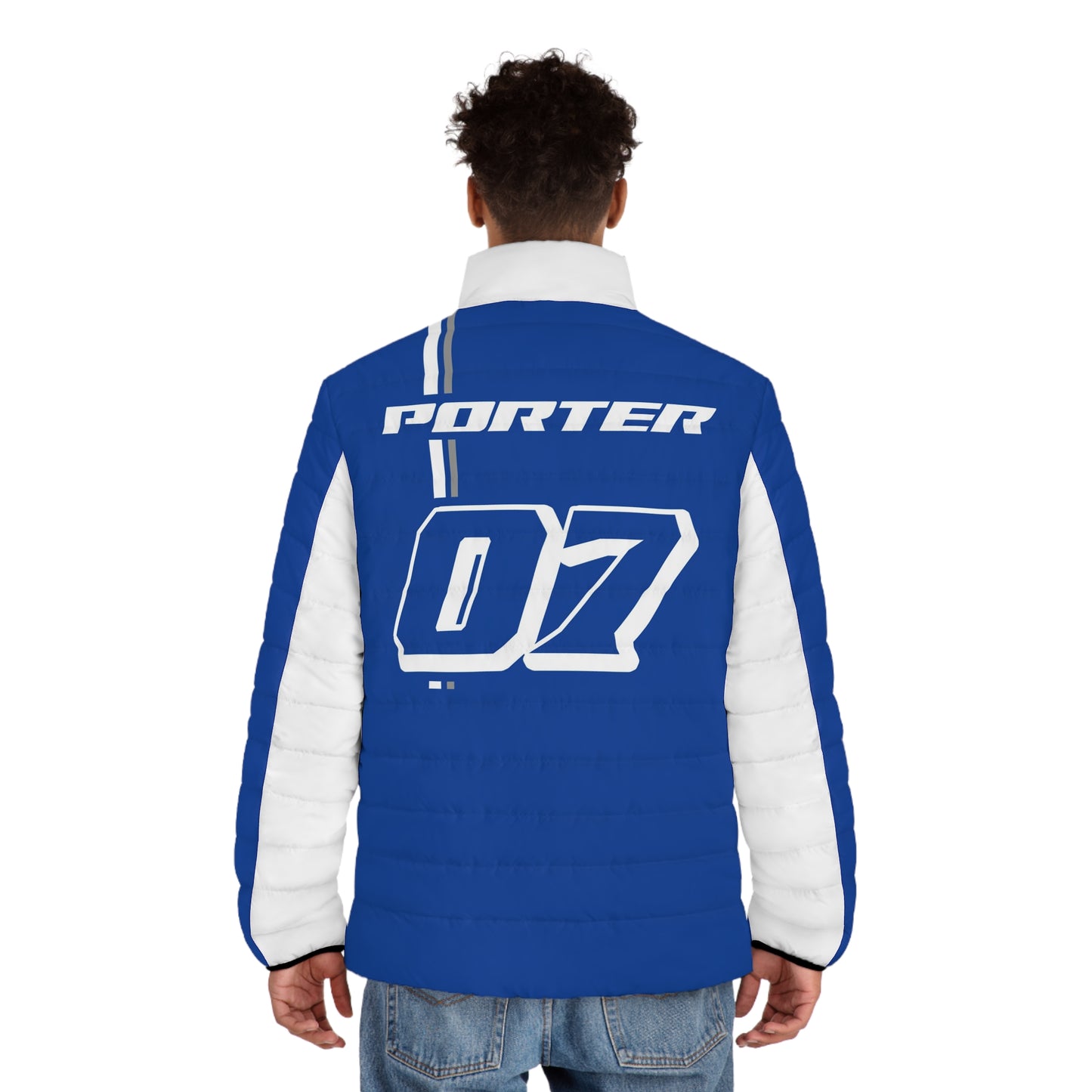 Zoë Porter #07 Blue Track Puffer - Men's Fit