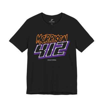 Morrison #412 — Haunted Grid Signature Tee