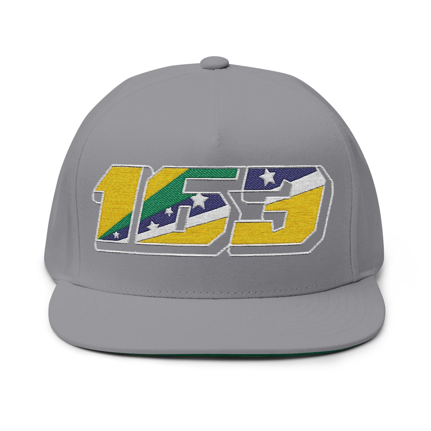 Jeanmenne #163 Auriverde Snapback Cap (Green Undervisor)