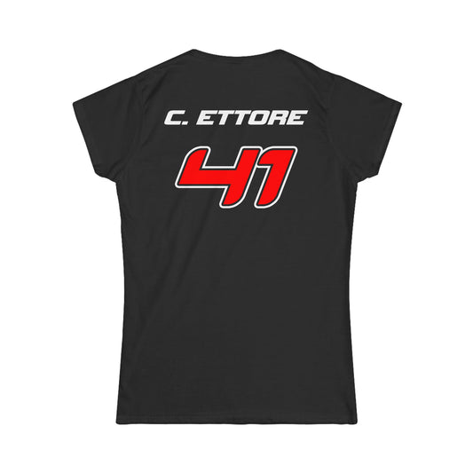 Cooper Ettore #41 Raceday Tee - Women's Fit