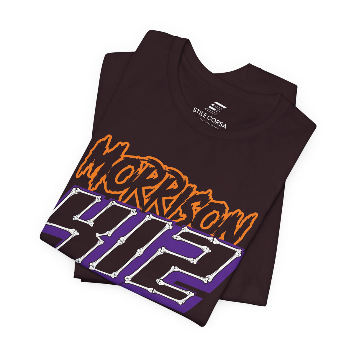 Morrison #412 — Haunted Grid Signature Tee