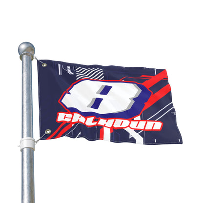 Calhoun #8 Gridwave Flag