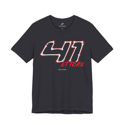 Ettore #41 — Haunted Grid Signature Tee