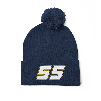 Carson Craig #55 Pom Beanie