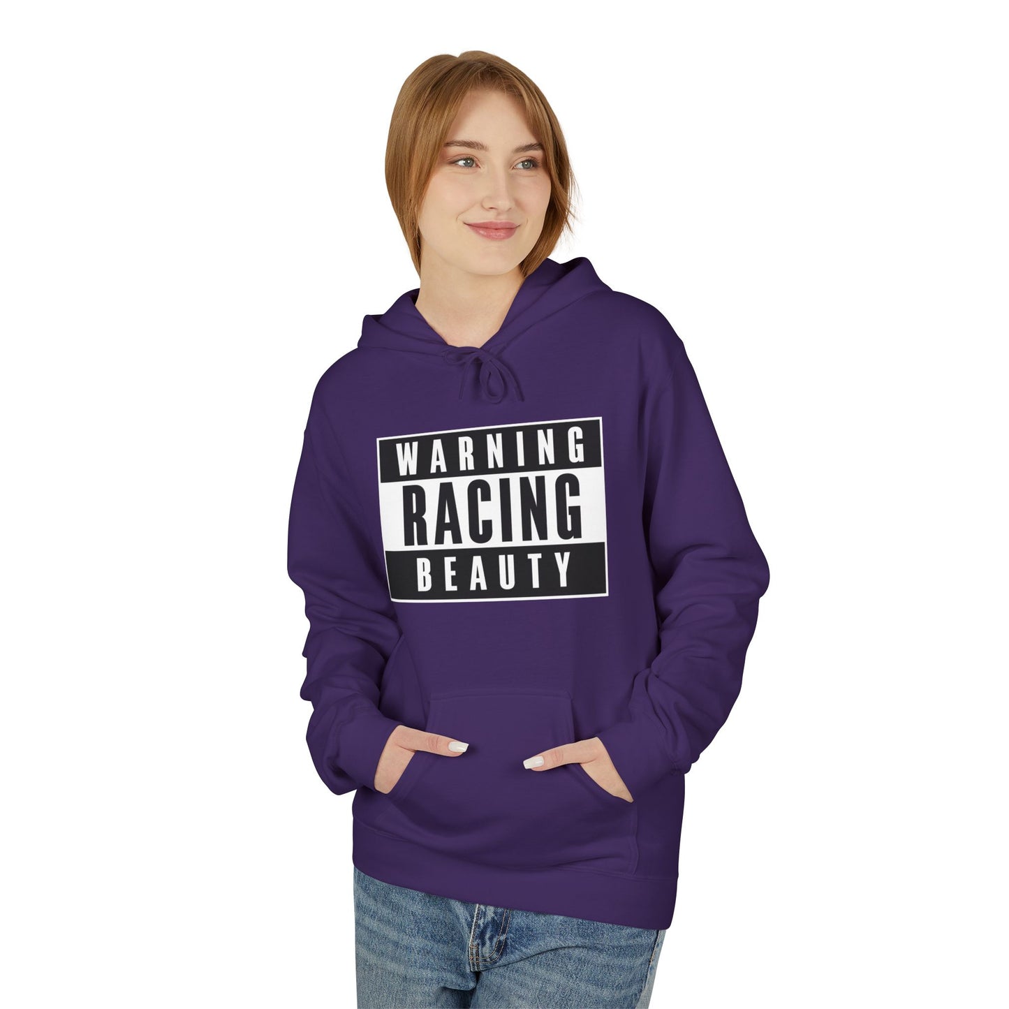 Warning Racing Beauty - Fleece Hoodie