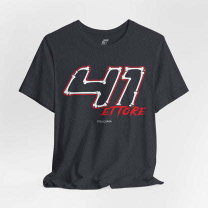 Ettore #41 — Haunted Grid Signature Tee