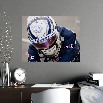 Helmeted Valor – Matte Finish Poster