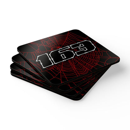 Jeanmenne #163 - Haunted Grid Coaster Set