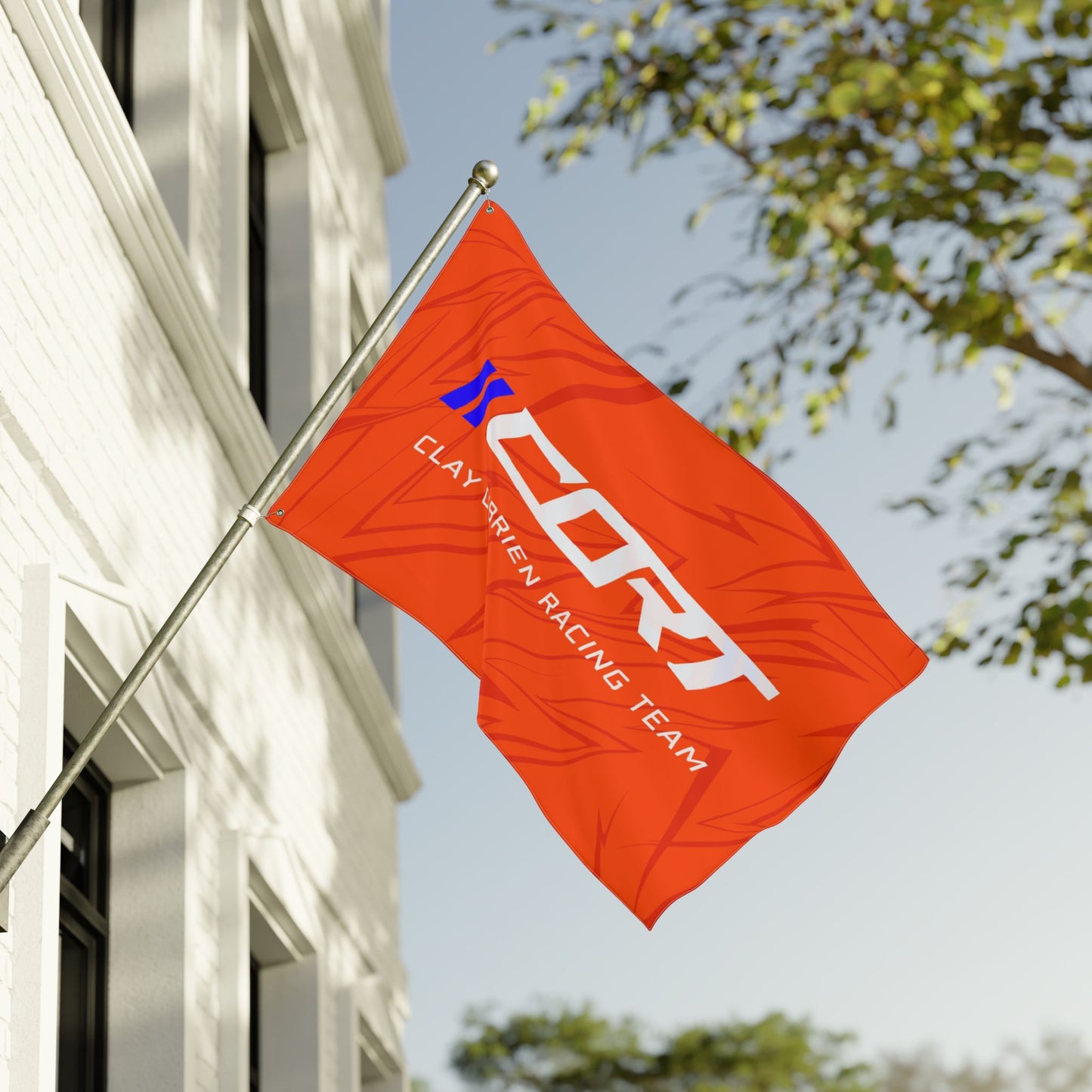 CORT Orange Gridwave Flag