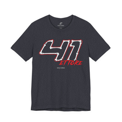 Ettore #41 — Haunted Grid Signature Tee