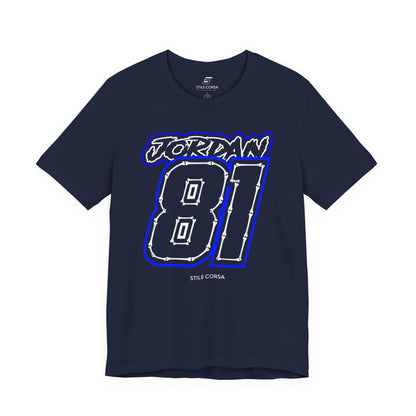 Jordan #81 — Haunted Grid Signature Tee