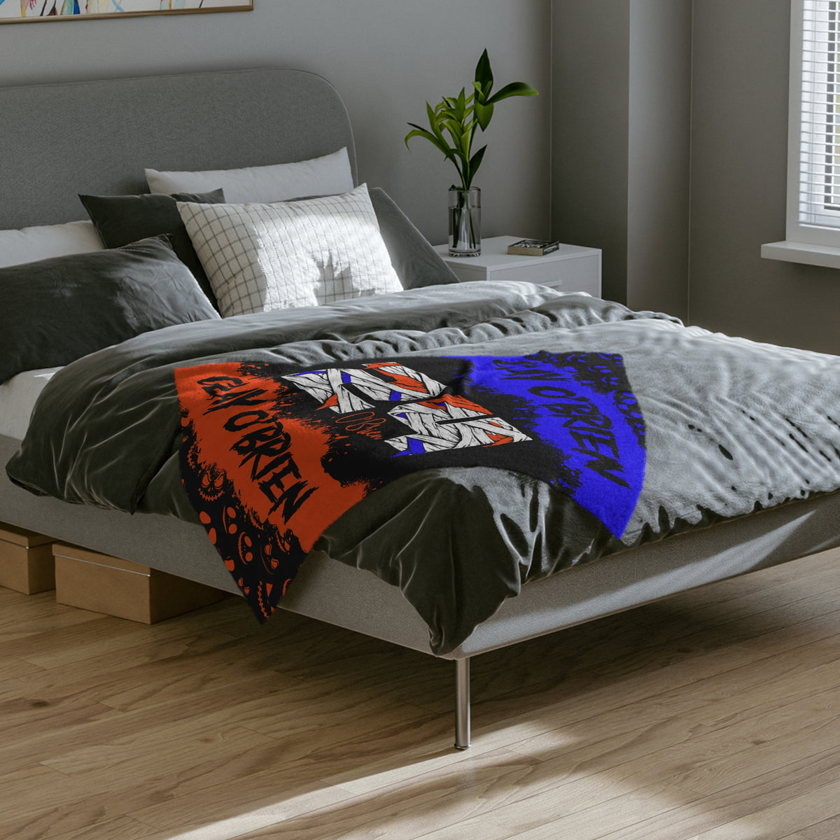 Clay O'Brien #24 - Trackside Haunt Blanket