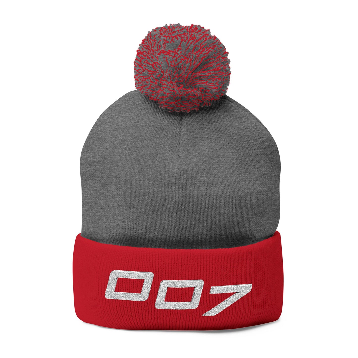 DiLauro #007 Rosso Pom Beanie