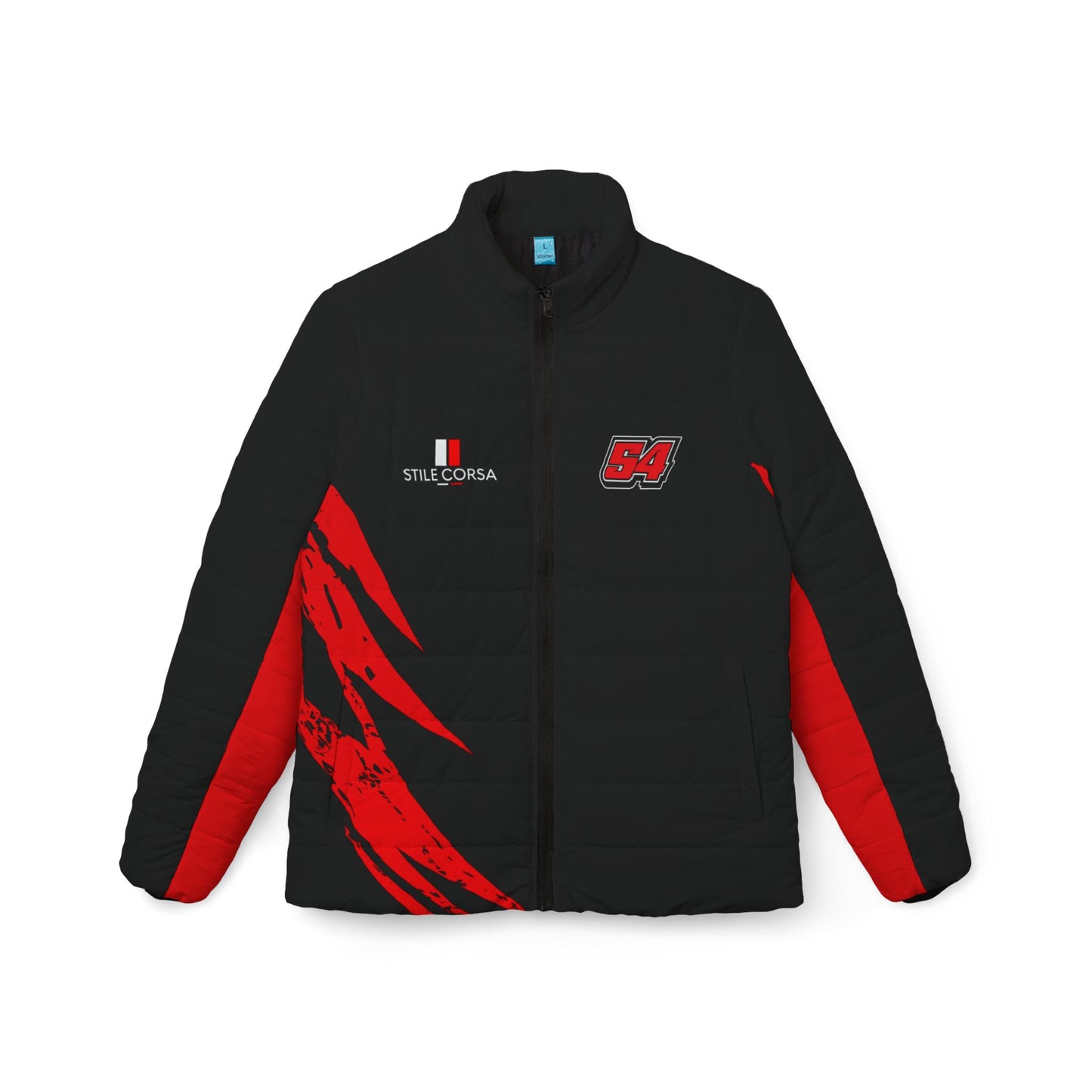 Brandon Justice #54 Black Fury Puffer - Women's Fit