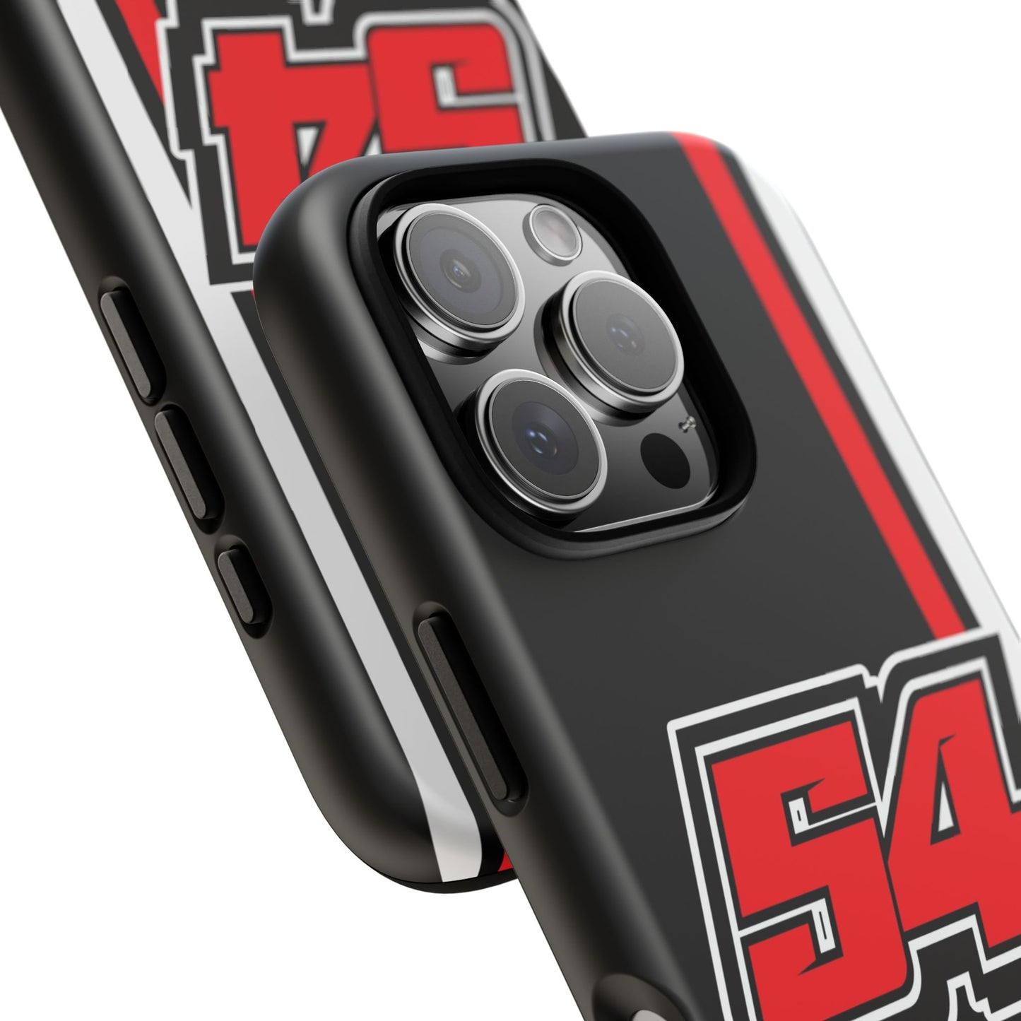 Brandon Justice #54 Race Stripe Phone Case