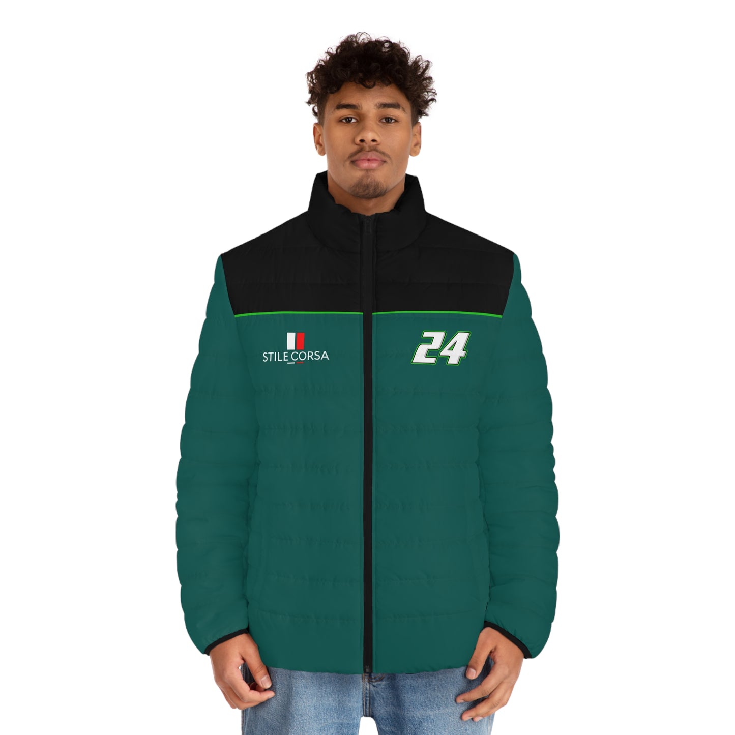 Nate Greene #24 Emerald Apex Puffer - Men's Fit