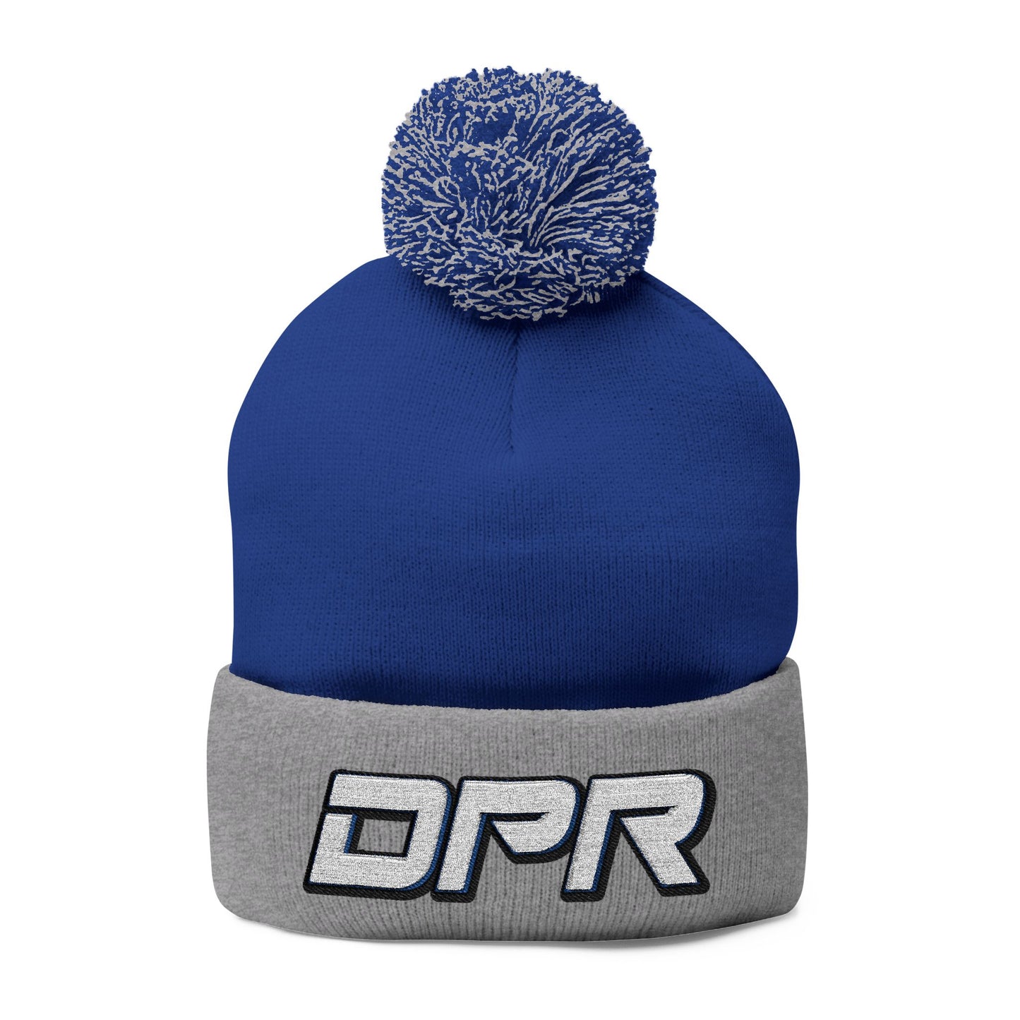 DPR Deep Blue Pom Beanie