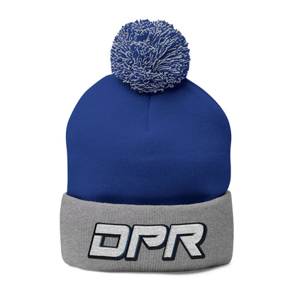 DPR Deep Blue Pom Beanie