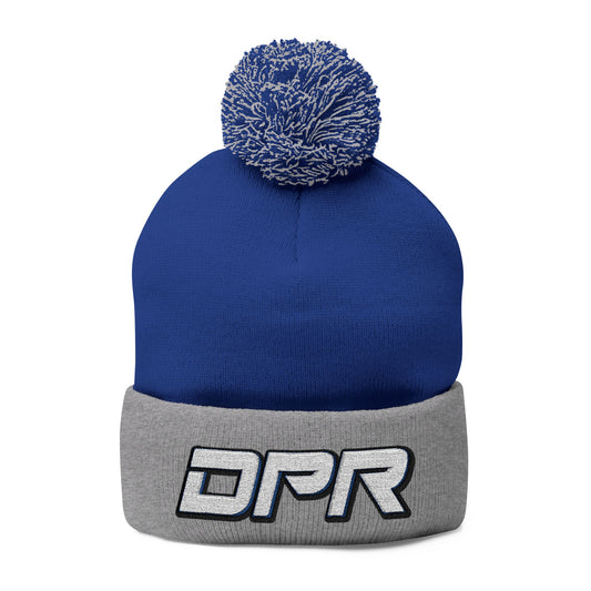 DPR Deep Blue Pom Beanie