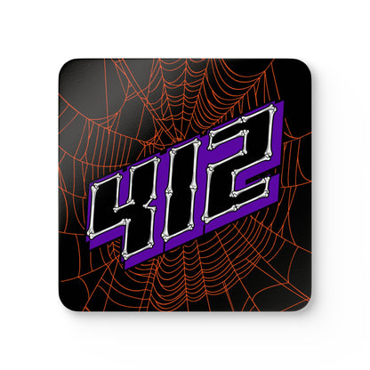 Morrison #412 - Haunted Grid Coaster Set