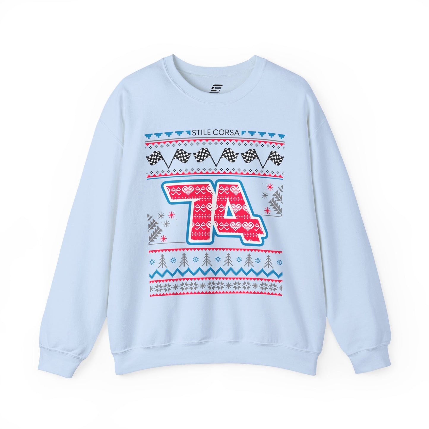 King #74 Snowy Holiday Crewneck